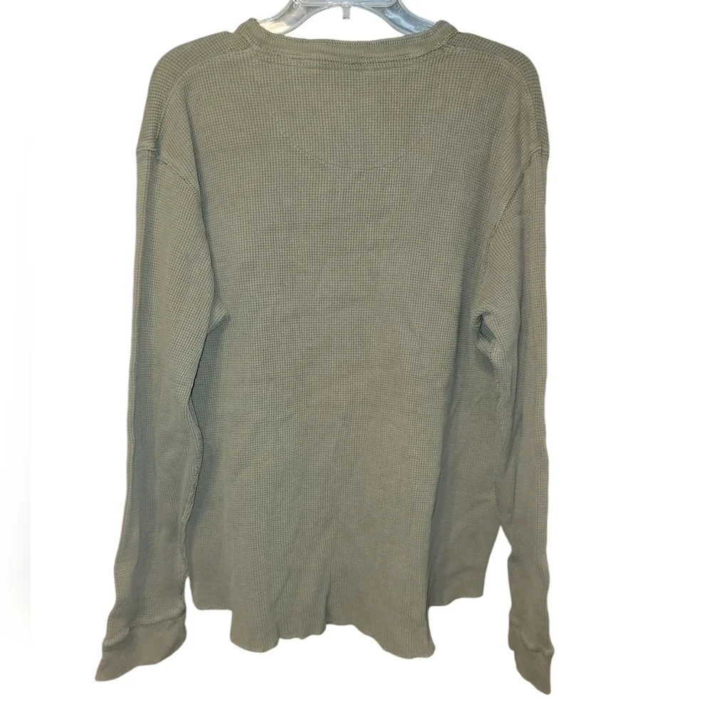Levi’s size XXL men's long sleeve green shirt quater button down shirt